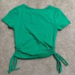 Ambiance Apparel Cropped Green Top Photo 1