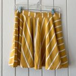 SheIn 2 Piece Mustard Yellow Stripe Skirt Set Photo 10