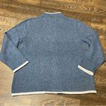 Designer Originals Studio Joy Christmas Holiday Snowman Sweater Women Large Wool Blue Photo 12