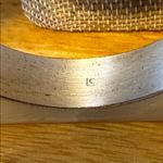 Liz Claiborne Vintage Acrylic Ivory Square Bangle Photo 3