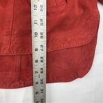 We The Free women's small Brooklyn Red goat suede leather Utility Jacket Photo 11