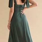 Francesca's Francesca’s Collections Green Midi Dress  Photo 1