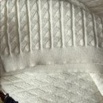 Toteme Cable wool blend Knit Midi Dress Small White Photo 14