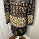 BCBGMAXAZRIA  eyelash multicolor open duster chain sweater cardigan size‎ small Photo 5