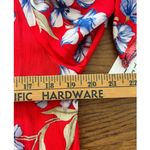 Fantastic Fawn NWOT Stunning Red Floral Blouse by - Size M Photo 3