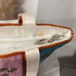 Ermo Vintage Y2K Multicolor Glass Beaded Handbag Tote Purse Shoulder Bag RARE Orange Photo 7