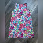 Motherhood Maternity Floral Dress Large Bright Cotton Photo 1