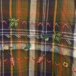 Basic Editions vintage womens brown plaid 100% cotton long. Sleeves shirt size M Size M Photo 7