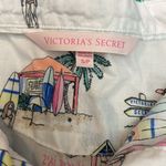 Victoria's Secret White with Multi-Color Print Button Front Top Only Pajamas S Photo 8