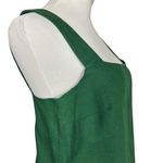 NWT J. Crew Factory Women's Linen Blend Square Neck Tank Top Green Size S Casual Photo 1