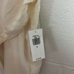 Old Navy cream button up pheasant blouse Photo 2