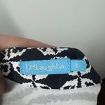 J. McLaughlin  Dress Size S Black White Sheath Zebra Style Print Career Modest Photo 6