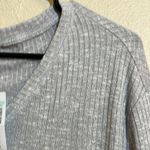 Maurice's  24/7 Cozy V Neck Long Sleeve Tee Gray size Small NWT Photo 7