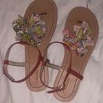 Xhilaration Flower Sandals  Photo 0