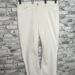 J.Crew EUC 9 in Demi Boot Crop White Jeans Size 32 Photo 0