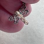 12K rose gold and sterling silver dragonfly necklace Photo 3