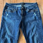 White House | Black Market Girlfriend Distressed Capri Jeans Photo 2