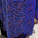 Torrid  Asymmetrical 3/4 Sleeve Blouse neon leopard print Photo 3
