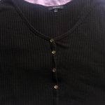 Ambiance Apparel Cropped Long Sleeve Shirt  Photo 2