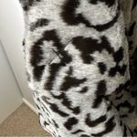 Chico's Chico’s Faux Fur Animal Print Belted Grey Jacket Chico’s Size 2 US L/12 Photo 8