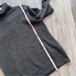 Rachel Parcell NWT‎  heathered gray puff sleeve turtleneck sweater Photo 2