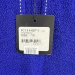 St. John  Indigo Blue Knit Sheath‎ Dress Size 10 New Photo 5