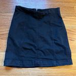 Free People modern femme denim mini skirt size 0 Photo 3