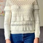 Sézane La Maille Tilla Jumper Sweater - White Ivory - Size XS Photo 0