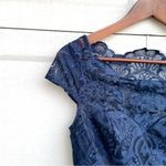 Chi Chi London Womens Dress Navy Blue April Embroidered Lace Tea Wedding 4 Photo 6