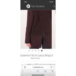 Lululemon Sit in Lotus wrap cardigan Photo 5