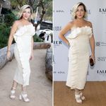 Mara Hoffman  Kana Strapless Smocked Midi Dress Size XS NWOT Photo 2