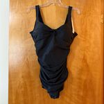 Talbots Black One Piece Swimsuit Bathing Suit Swim Underwire Support NWT Size 16 Photo 5