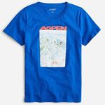 J.Crew  Aspen Broken in Jersey T-Shirt in Regal Blue Photo 1