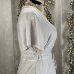 Athleta  Crosscurrent Cover Up Dress M Gray Lounge Travel Drawstring Waist‎ Tunic Photo 7