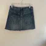 We The Free zip up denim mini skirt Size 26 Photo 3