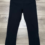 Lululemon Pace Rival High-Rise Side Pocket Crop 22" Black Training Leggings 6 Photo 0