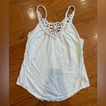 Free People  White Embellished Tank Photo 0