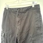 Liz Claiborne Vintage Y2K  Black Cargo Tactical Grunge Gorpcore Cotton Pants 12 Photo 1