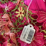 Just Me  Floral Quarter Sleeve Dress Size Medium NWT Photo 3