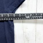 Madewell  Blouse Women Size XS Navy Cotton Crewneck Short Sleeve Tee Shirt Casual Photo 3