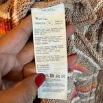 Ripndip Rip Curl Women Striped Knit Hoodie Pullover Kangaroo Pocket Boho Cottagecore M Photo 8