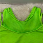Sofia Vergara Layered Seamless Rib Sports Bra Neon Green Women’s L 12 Photo 1