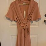 She & Sky  pink wrap dress NWT size small Photo 1