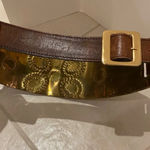 Vintage Metal and Stone Belt​ Gold Photo 2