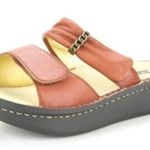 Alegria  by PG Lite NWOT Size 38Tan and brown leather sandals with a boho vibe Photo 0