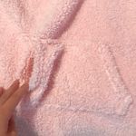 Xhilaration Adorable Baby Pink Plush Fuzzy Hoodie Photo 5