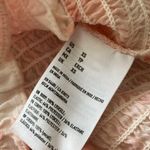 American Eagle  Pink Tie Dye Off The Shoulder Smocked Crop Top Blouse Size XS EUC Photo 4