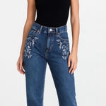 Camila Coelho Camila Coehlo Embroidered Jeans size 8 Revolve Photo 0