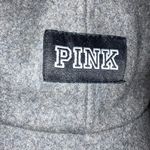 PINK - Victoria's Secret Gray Wool Victoria Secret Pink Adjustable Baseball Hat Photo 6
