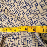 Piazza Sempione  Geometric Blue and Cream pants Photo 5